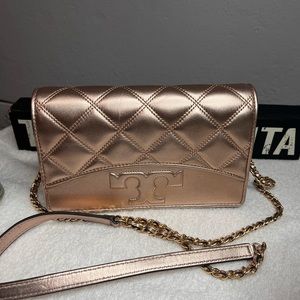 Rose Gold Tory Burch! Small. Used.